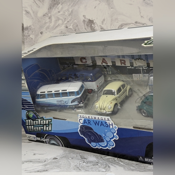 Greenlight Volkswagen 1:64 5 Car Collector Set Car Wash Mint - Picture 9 of 9